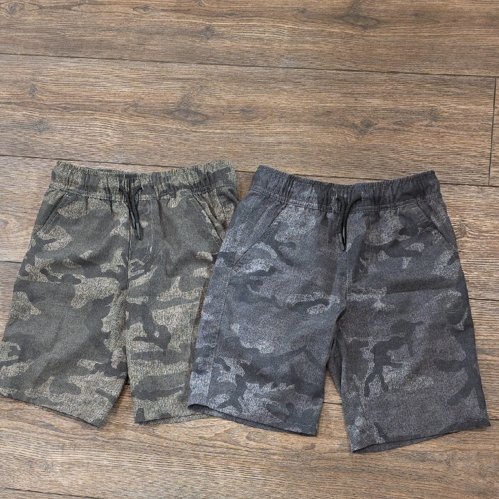 Timberland Black and Gray Athletic Shorts